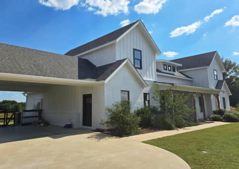 Exterior of Texas home