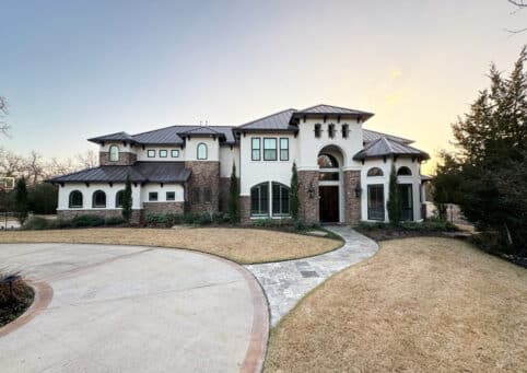 Exterior of Texas home