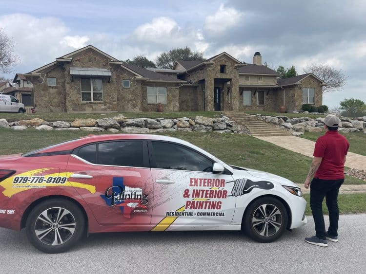 Exterior paint project estimate in Texas with Guaranteed Painting