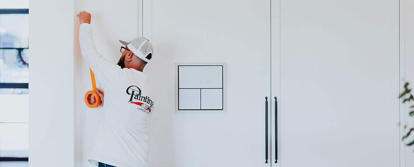 Painter masking interior walls