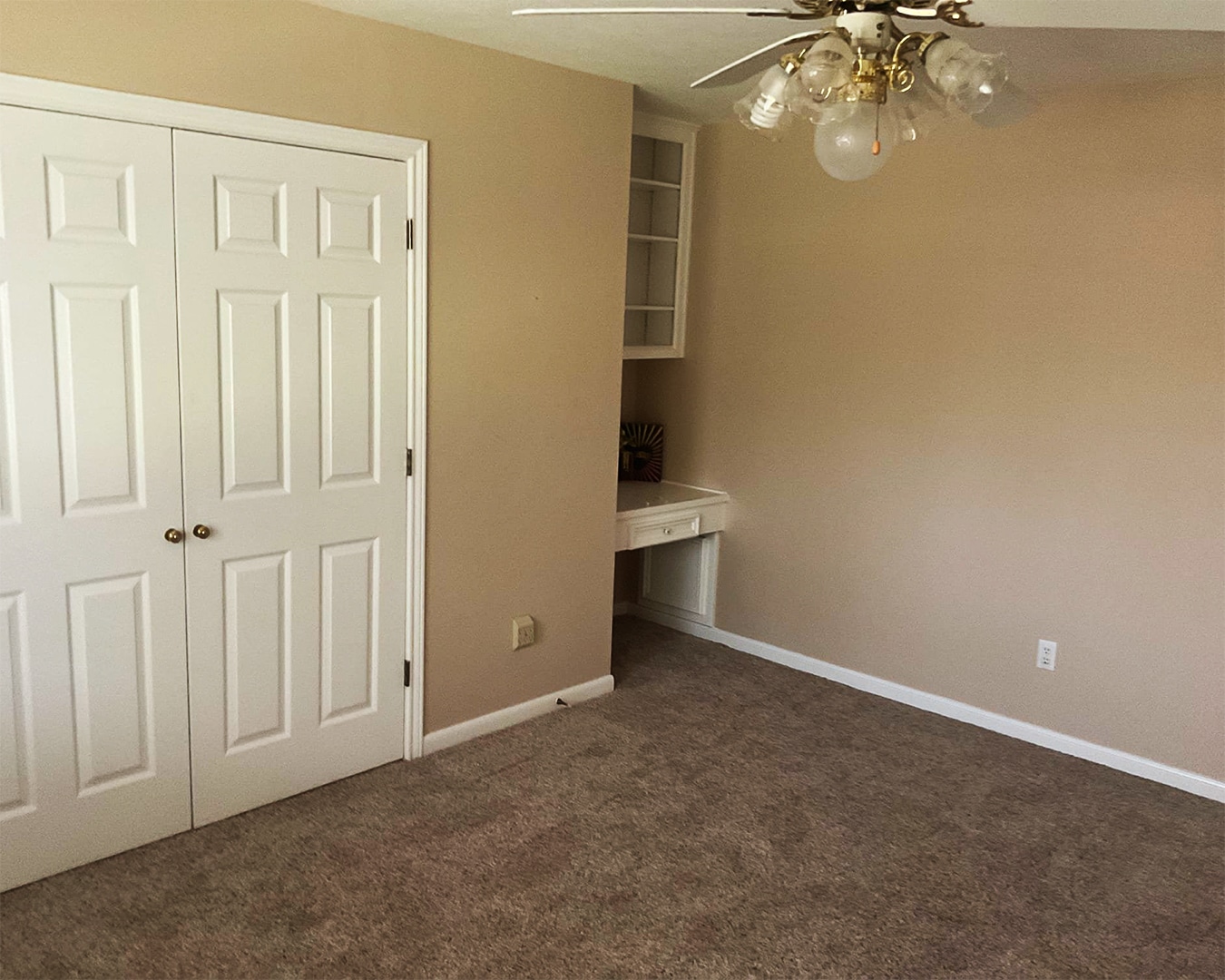 Painted interior bedroom