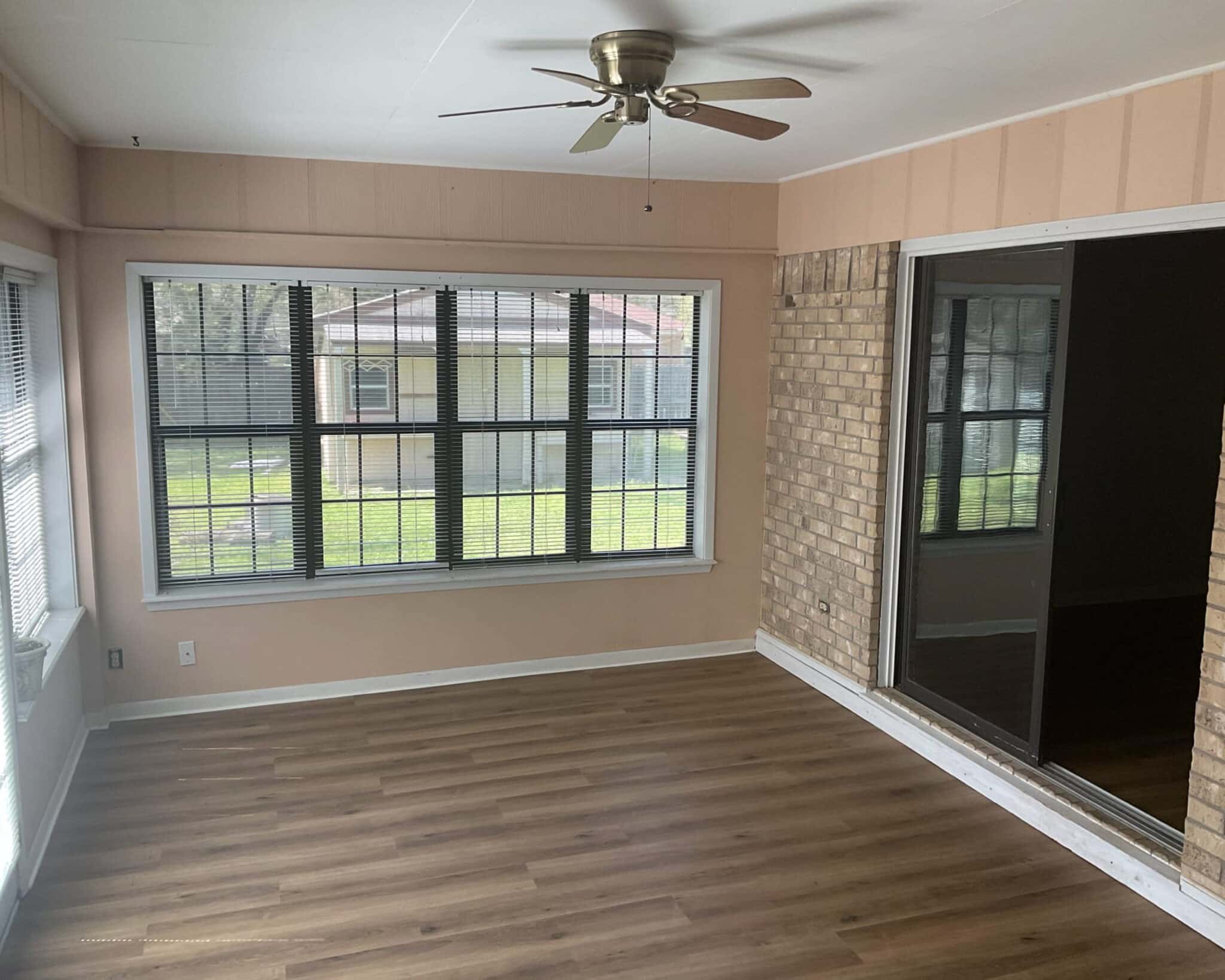 Painted interior of home